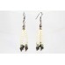 Dangle Women's Earrings 925 Sterling Silver Pearl Garnet Peridot Gem Stones B59